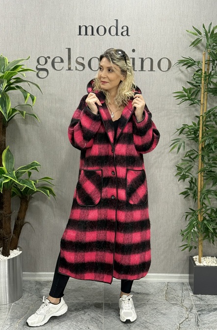 Ekose Kaban Kırmızı-Siyah